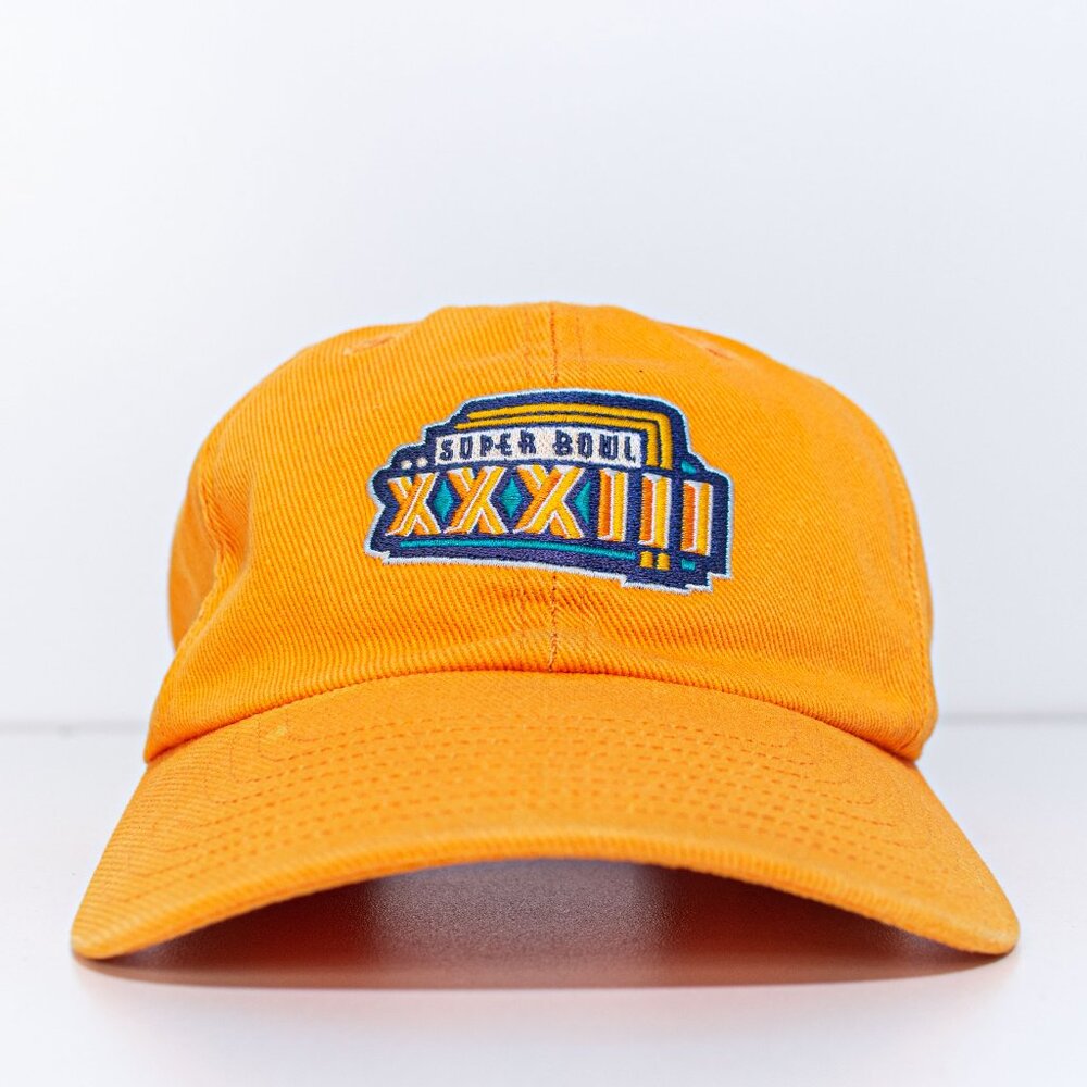 1999 Super Bowl XXXII Nike Swoosh Hat Strap Back VTG Football